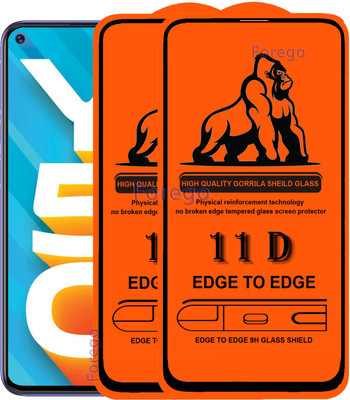 Forego Edge To Edge Tempered Glass for Vivo Y50(Pack of 2)