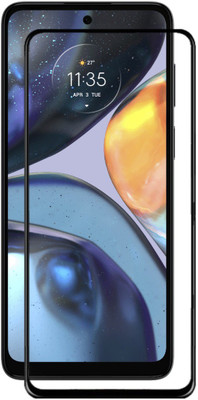ROYALBASE Edge To Edge Tempered Glass for Moto G22,Motorola G22(Pack of 1)