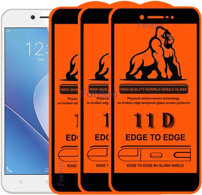 Forego Edge To Edge Tempered Glass for VIVO Y66(Pack of 3)