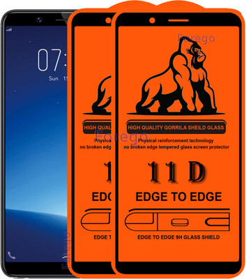Forego Edge To Edge Tempered Glass for VIVO Y71(Pack of 2)