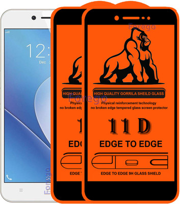 Forego Edge To Edge Tempered Glass for VIVO Y66(Pack of 2)
