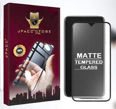 JPACC Edge To Edge Tempered Glass for [ Premium HD ] MATTE Tempered Glass Screen Protector For V21 5G Full Coverage [ SUPER SMOOTH ] 9H Edge To Edge Front Temper Glass Guard With INSTALLATION KIT, VIVO V21 5G(Pack of 1)