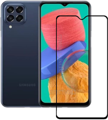 INFINITYWORLD Edge To Edge Tempered Glass for Samsung Galaxy M33 5G(Pack of 1)