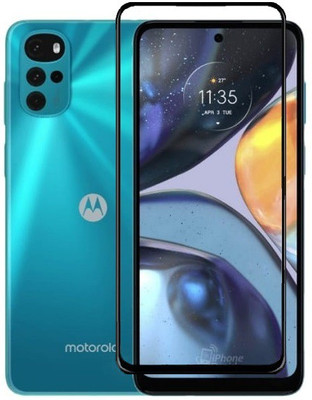AB PRIME Edge To Edge Tempered Glass for Moto g22 ,MOTOROLA MOTO G22 4G(Pack of 1)