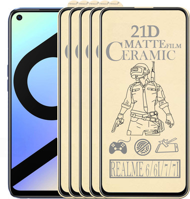 11D Edge To Edge Tempered Glass for REALME 6I(Pack of 2)