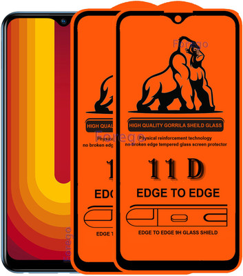 Forego Edge To Edge Tempered Glass for Vivo U10(Pack of 2)