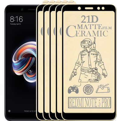 11D Edge To Edge Tempered Glass for Mi Redmi Note 5 Pro(Pack of 2)