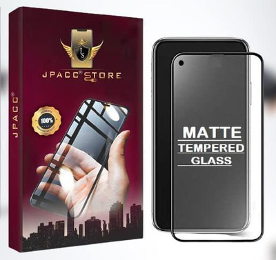 JPACC Edge To Edge Tempered Glass for [ Premium HD ] MATTE Tempered Glass Screen Protector For 1+ 9 5G Full Coverage [ SUPER SMOOTH ] 9H Edge To Edge Front Temper Glass Guard With INSTALLATION KIT, ONEPLUS 9 5G(Pack of 1)