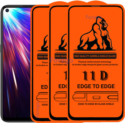 Forego Edge To Edge Tempered Glass for Vivo Z1 Pro(Pack of 3)