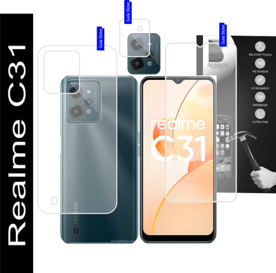 DESIBUZZ Impossible Screen Guard for Realme C31, Realme C31 Camera Lens, RMX3501(Pack of 3)