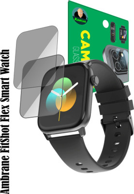 KANCHA Screen Guard for Ambrane FitShot Flex Smartwatch(Pack of 2)