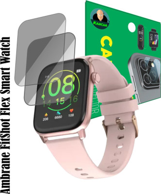 KANCHA Screen Guard for Ambrane FitShot Flex Smartwatch(Pack of 2)