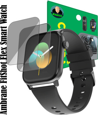 KANCHA Screen Guard for Ambrane FitShot Flex Smartwatch(Pack of 2)