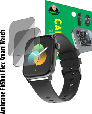 KANCHA Screen Guard for Ambrane FitShot Flex Smartwatch(Pack of 2)