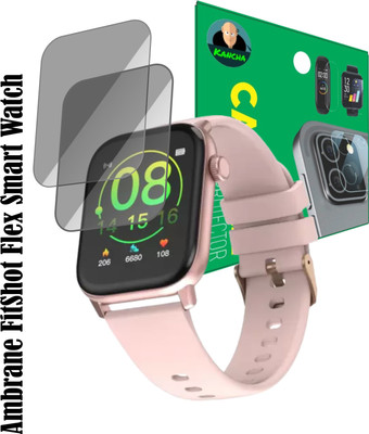 KANCHA Screen Guard for Ambrane FitShot Flex Smartwatch(Pack of 2)