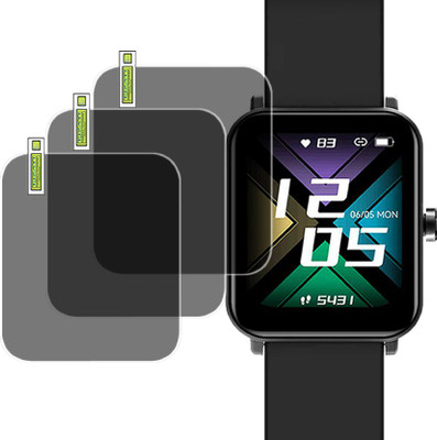 EJZATI Screen Guard for GOQii Smart Vital Max SPO2 SMARTWATCH SCREEN TEMPERED(Pack of 3)