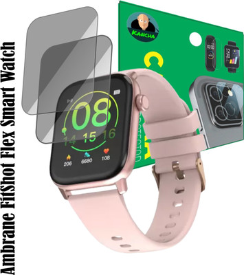 KANCHA Screen Guard for Ambrane FitShot Flex Smartwatch(Pack of 2)