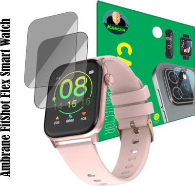 KANCHA Screen Guard for Ambrane FitShot Flex Smartwatch(Pack of 2)