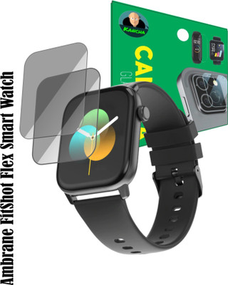 KANCHA Screen Guard for Ambrane FitShot Flex Smartwatch(Pack of 2)