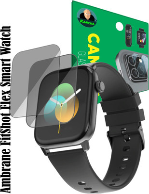 KANCHA Screen Guard for Ambrane FitShot Flex Smartwatch(Pack of 2)
