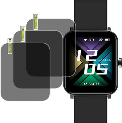 EJZATI Screen Guard for GOQii Smart Vital Max SPO2 SMARTWATCH SCREEN TEMPERED(Pack of 3)