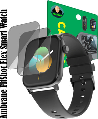 KANCHA Screen Guard for Ambrane FitShot Flex Smartwatch(Pack of 2)