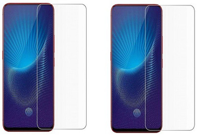 NIMMIKA ENTERPRISES Tempered Glass Guard for OPPO Reno 2(Pack of 2)
