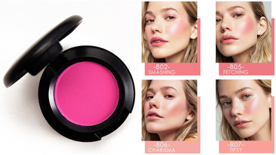 AGLEY PACK OF 1 MATTE FINISH BLUSHER PINK SHADE (30G)(PINK)