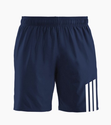 FashionFitness Striped Men Blue Sports Shorts