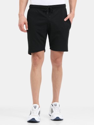 ARDEUR Solid Men Black Casual Shorts