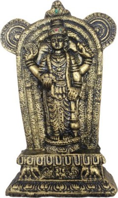 HOIVA (PACK OF 1 )Religious Bronze gold 6 inch Shree Guruvayoorappan idol for gifting Decorative Showpiece  -  14 cm(Brass, Gold)