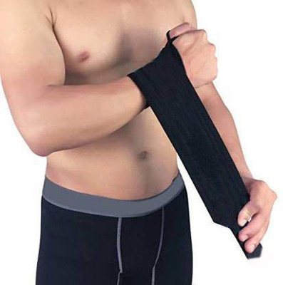 LITE FEEL Wrist support Band For Fitness And Gym Wrist Support(Black)