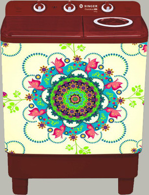 Creative Print Solution 83.82 cm Washing Machine Self Adhesive Sticker(Pack of 1)