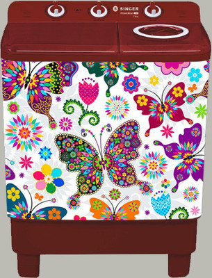 Creative Print Solution 83.82 cm Washing Machine Self Adhesive Sticker(Pack of 1)