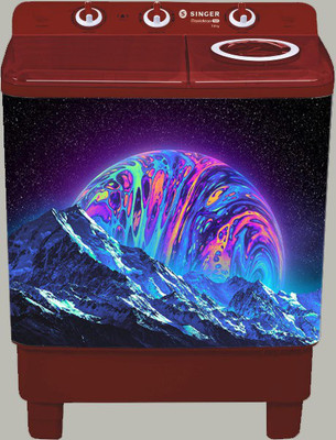 Creative Print Solution 83.82 cm Washing Machine Self Adhesive Sticker(Pack of 1)