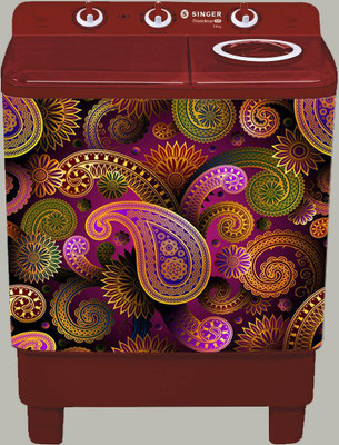 Creative Print Solution 83.82 cm Washing Machine Self Adhesive Sticker(Pack of 1)