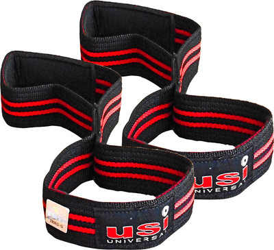 usi Weight Lifting Strap , 7032 ‘8’ LIFTING STRAP Hand Grip/Fitness Grip(Black)