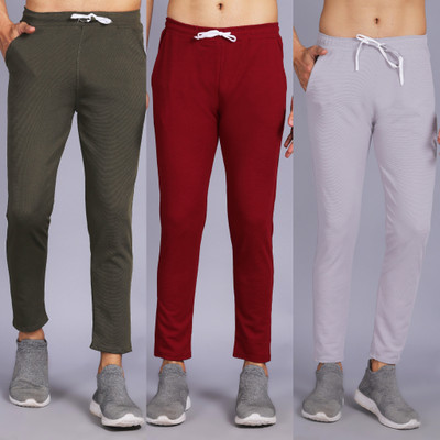 DCR Solid Men Multicolor Track Pants
