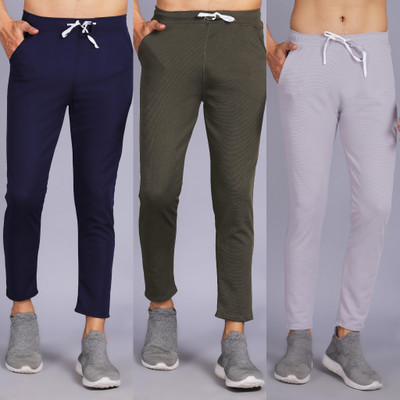 DCR Solid Men Multicolor Track Pants