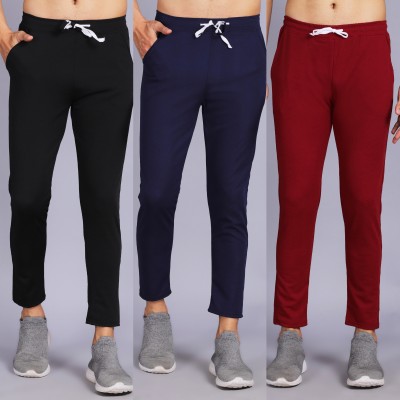 DCR Solid Men Multicolor Track Pants