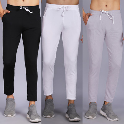 DCR Solid Men Multicolor Track Pants