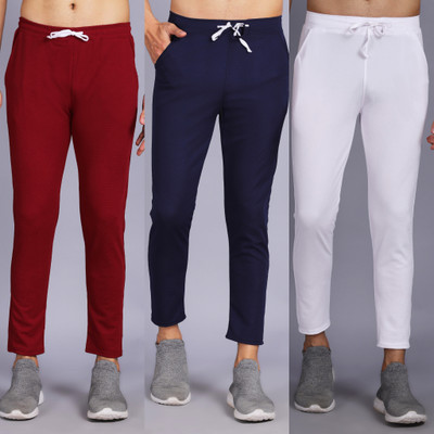 DCR Solid Men Multicolor Track Pants