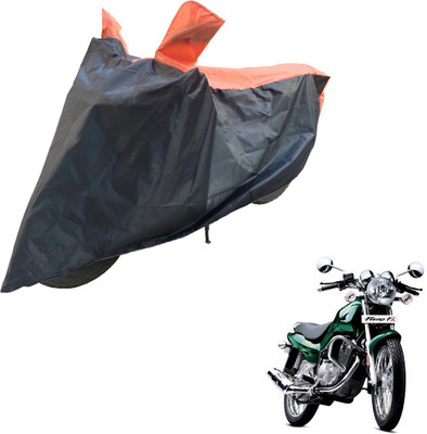 RiderShine Two Wheeler Cover for TVS(Fiero FX, Black, Orange)