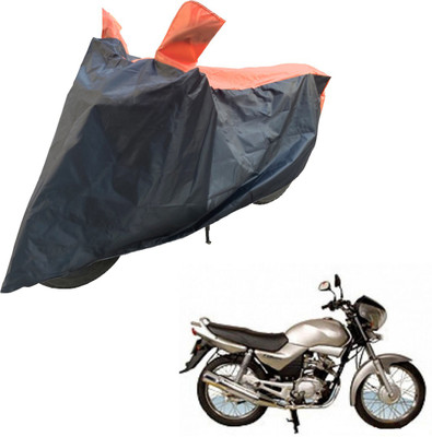 RiderShine Two Wheeler Cover for Yamaha(Libero LX, Black, Orange)