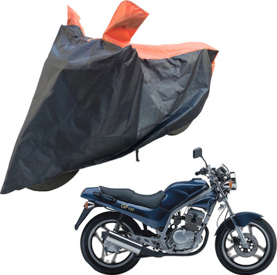 RiderShine Two Wheeler Cover for Kinetic(GF 125, Black, Orange)