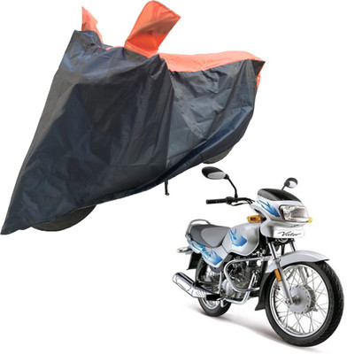RiderShine Two Wheeler Cover for TVS(Victor New, Black, Orange)