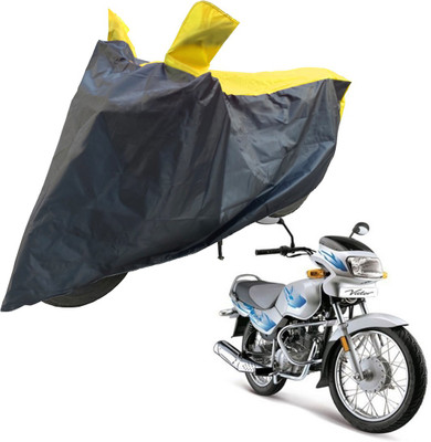 RiderShine Two Wheeler Cover for TVS(Victor New, Black, Yellow)