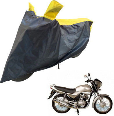 RiderShine Two Wheeler Cover for Yamaha(Libero LX, Black, Yellow)