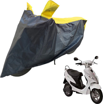 RiderShine Two Wheeler Cover for Hero(Electric E-Sprint, Black, Yellow)