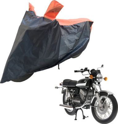 RiderShine Two Wheeler Cover for Yamaha(RD 350, Black, Orange)